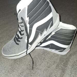 Vans Sk 8-Hi Bolt  Pewter/ Black men's sneakers size 13